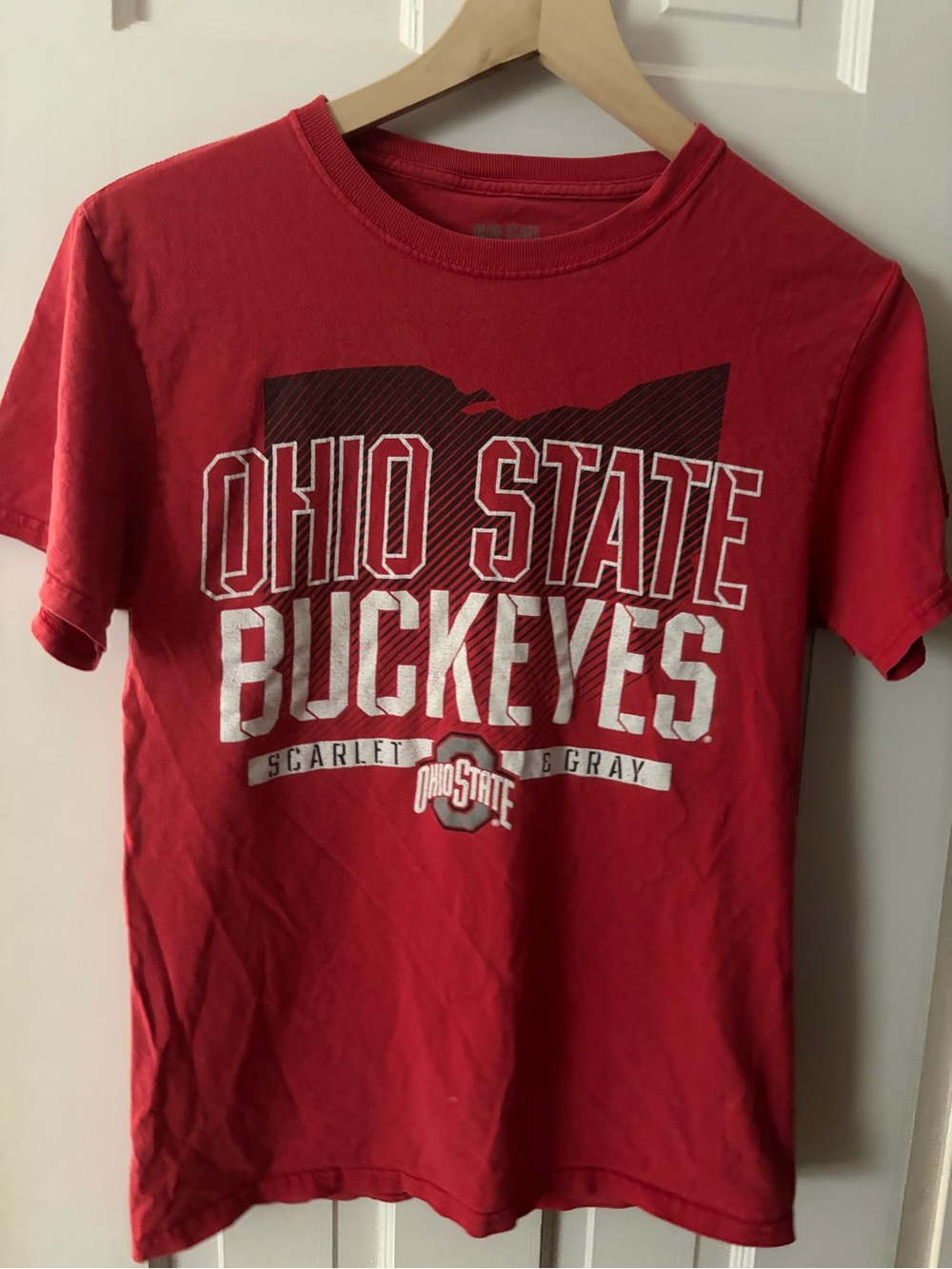 Ohio State Buckeyes Red Short Sleeve Tee
